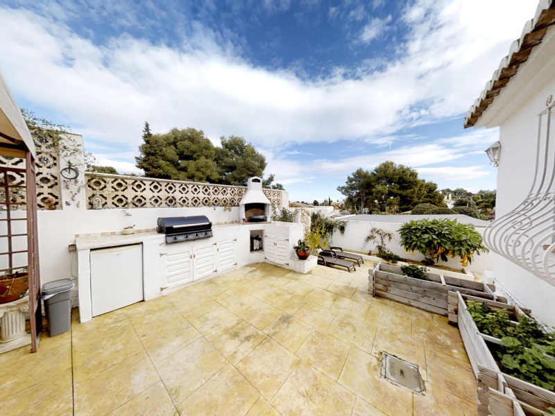 Nice character villa in Cap Marti with sea view