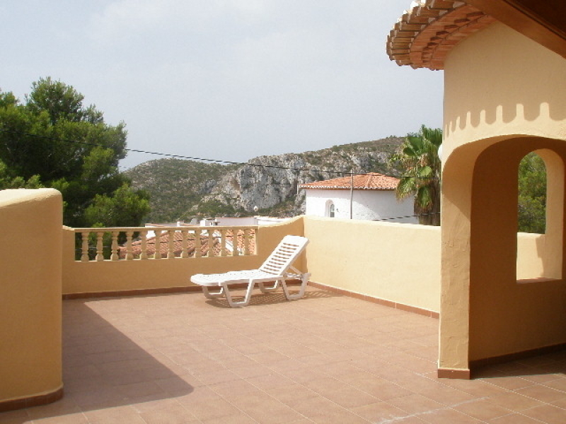 Sea view villa on flat plot for sale in Javea Granadella Costa Blanca, Spain