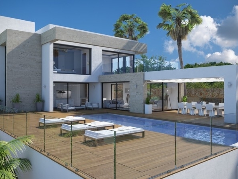Modern, top quality house in Javea in construction