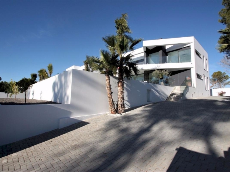 modern style villa for sale in Moraira Camarocha Costa Blanca, Spain