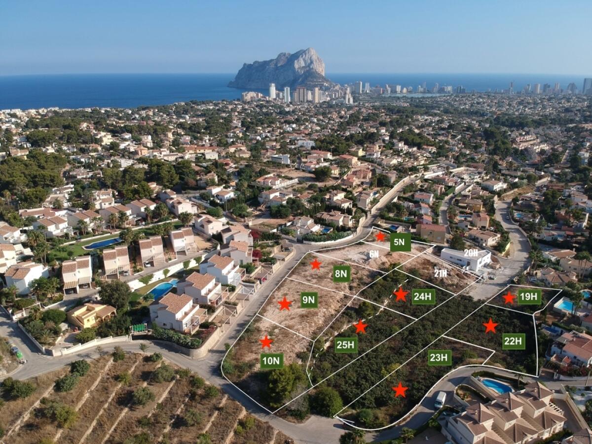 Plot for sale in Calpe Gran Sol